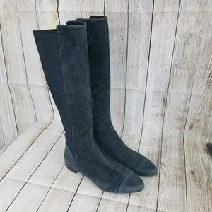 TORY BURCH Suede Orsay Boots Size 9M